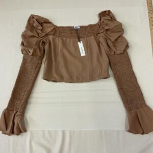 O.Vianca off-the-shoulder crop top
